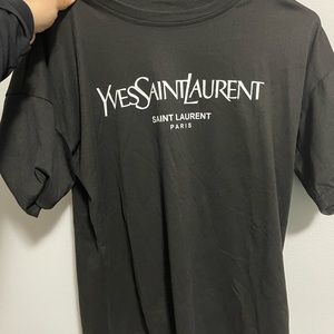 Ysl logo only ( not real brand) new shirt